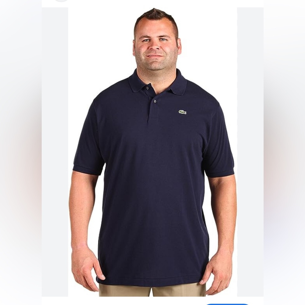 Lacoste Men's Navy Short-Sleeve Polo